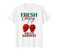 Cherry Skull Cherries Halloween T-Shirt