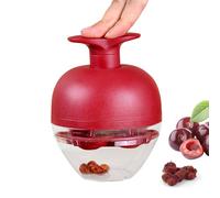 Cherry Stone Remover Tool for Removing Kernels, Core Remover for Cherries and Plums with 4 Holes, Multifunctional Olive Corer - For Fruit Such As Plums For Baking At Home For Camping Pi