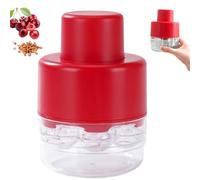 Cherry Stoner Pitter Tool Corer,Cherry Stoner Remover,Multi Hole Cherry Pitter,Cherry and Olive Pi/tter STO/ner Seed Pit Remover,Portable Easy Squeeze Che/rry Tool,Olive Pit/TER STO/ner Rem/Over