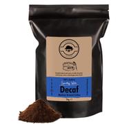Cherry Storm Decaffeinated Ground Coffee - Sparkling Water Decaf - UK Fresh Medium to Dark Roast - 100% Arabica - Smooth Great Taste - Barista Quality - 1kg Resealable Bag with Valve