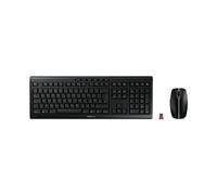 Cherry Stream USB Desktop Wireless Keyboard and Mouse Set Black