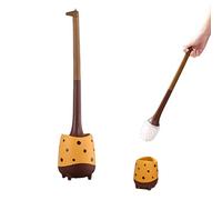 Cherry Toilet Brush and Holder Set Creative Cherry Giraffe Shape Round Bowl Scrubber Cleaner Set for Bathroom Kitchen (Giraffe)