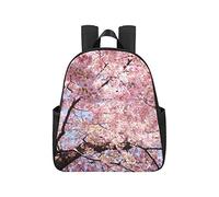 Cherry Tree Blossoms Sakura Japanese Pink Floral Bookbag 12.40x5.12x14.17inch Teen Backpack Multipurpose Casual Back Pack Business Travel School,Office
