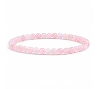 Cherry Tree Collection Gemstone Beaded Bracelets For Women and Men - Promotes Protection, Courage, Focus, Balance & Luck - Available in S, M, L with 4mm Round Beads, L, Stone, Agate