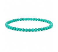 Cherry Tree Collection Gemstone Beaded Bracelets For Women and Men - Promotes Protection, Courage, Focus, Balance & Luck - Available in S, M, L with 4mm Round Beads, L, Stone, Agate