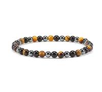 Cherry Tree Collection - Small, Medium, Large Sizes - Gemstone Beaded Bracelets For Women and Men - 4mm Round Beads, S, Stone, multi