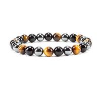 Cherry Tree Collection - Small, Medium, Large Sizes - Gemstone Beaded Jewelry Bracelets For Women and Men - 8mm Round Beads, S, Stone, mixed
