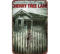 Cherry Tree Lane Vintage Tin Sign Wall Art Decor - Retro Sign for Home Patio Decor Gifts Movie Poster - 8x12 Inch