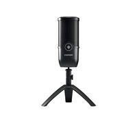 CHERRY UM 3.0, USB Microphone for Podcasts, Streaming, Home Office, Cardioid Characteristic, Headphone Connection, Compatible with PC/Mac/PS4/PS5, Black