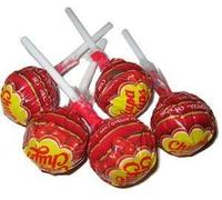 Cherry x 50 Chupa Chups Lollypops, Perfect Addition to and Party Bag Filler, Pinata Prize