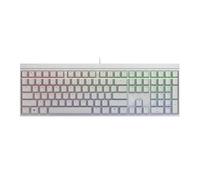 Cherry Xtfy MX 2.0S Wired Mechanical Gaming Keyboard with New MX2A Switches (White, MX2A Blue)