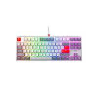 CHERRY XTRFY K4V2 TKL Mechanical Gaming Keyboard | Wired Without Number Keypad | RGB Lighting MX2A RED Switches (Retro)