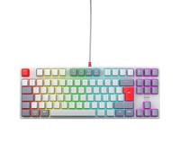 CHERRY XTRFY K4V2 TKL, Wired Gaming Keyboard without Numpad, French Layout (AZERTY), RGB Lighting, Mechanical MX2A RED Switches, Retro