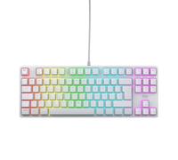 CHERRY XTRFY K4V2 TKL, Wired Gaming Keyboard without Numpad, German Layout (QWERTZ), RGB Lighting, Mechanical MX2A RED Switches, White
