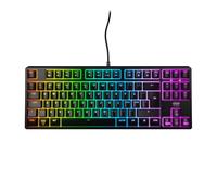 CHERRY XTRFY K4V2 TKL, Wired Gaming Keyboard without Numpad, Pan-Nordic Layout (QWERTY), RGB Lighting, Mechanical MX2A RED Switches, Black
