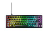 CHERRY XTRFY K5V2 Compact, Mechanical 65 Percent Gaming Keyboard, German Layout (QWERTZ), Hot-Swap Keyboard, CHERRY MX2A RED SWITCHES, Black