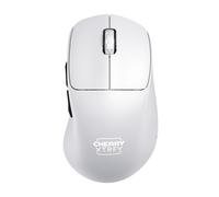CHERRY XTRFY M64 Pro Wireless, Ultra-Fast Cordless Gaming Mouse, 2.4 GHz RF, Optimised for esports, 8K Mouse, Ergonomic Shape with Low Front, White