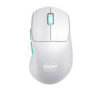 CHERRY XTRFY M64 Wireless, Ultralight Cordless Gaming Mouse, 2.4 GHz RF, Optimised for esports, Ergonomic Shape with Extra Low Front, White