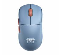 CHERRY XTRFY M68 Wireless, Ultra-Light Cordless Gaming Mouse, 2.4 GHz RF, Optimised for esports, Symmetrical Shape with Ultra-Low Front, Blue