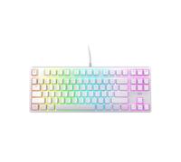 CHERRY XTRFY Mechanical Gaming Keyboard, K4V2 TKL Wired Keyboard No Numbers RGB Lighting MX2A Red Switches (White)