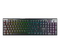CHERRY XTRFY MX 10.1 Wireless, Mechanical Low-Profile Gaming Keyboard, UK Layout (QWERTY), Multi-Device Keyboard, MX LP 2.0 RED Switches, Black