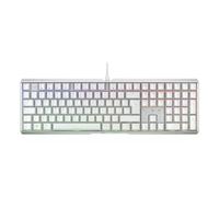 CHERRY XTRFY MX 3.1, Mechanical Gaming Keyboard, UK Layout (QWERTY), RGB Lighting, Aluminium Casing, USB-A Port, MX2A RED Switches, White
