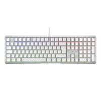 CHERRY XTRFY MX 3.1, Mechanical Gaming Keyboard, UK Layout (QWERTY), RGB Lighting, Aluminium Casing, USB-A Port, MX2A RED Switches, White