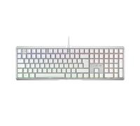 CHERRY XTRFY MX 3.1, Mechanical Gaming Keyboard, French Layout (AZERTY), RGB Lighting, Aluminium Casing, USB-A Port, MX2A RED Switches, White