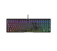 CHERRY XTRFY MX 3.1, Mechanical Gaming Keyboard, German Layout (QWERTZ), RGB Lighting, Aluminium Housing, USB-A Port, MX2A RED Switches, Black