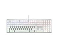 CHERRY XTRFY MX 3.1, Mechanical Gaming Keyboard, German Layout (QWERTZ), RGB Lighting, Aluminium Casing, USB-A Port, MX2A RED Switches, White