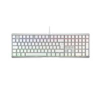 CHERRY XTRFY MX 3.1, Mechanical Gaming Keyboard, UK Layout (QWERTY), RGB Lighting, Aluminium Housing, USB-A Port, MX2A RED Switches, White