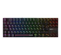 Cherry XTRFY MX 8.2 Pro TMR German QWERTZ Wireless Gaming Keyboard - Black | Magnetic/Mechanical Keyboard, TKL Size, Cherry MK Crystal Customizable, Hot Swappable, 8000Hz