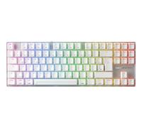 Cherry XTRFY MX 8.2 Pro TMR Wireless - Magnetic Mechanical TKL Gaming Keyboard, Customisable Cherry MK Crystal TMR Switches, PBT, Hot-Swap, RapidTrigger, SnapKey/SOCD, 8KHz, DE Layout QWERTZ, White