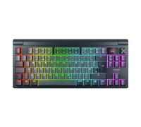 CHERRY XTRFY MX 8.3 TKL Wireless, Mechanical Gaming Keyboard Without Numpad, UK Layout (QWERTY), Hot Swappable MX2A RED Switches, Starfall Grey