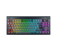 CHERRY XTRFY MX 8.3 TKL Wireless, Mechanical Gaming Keyboard Without Numpad, French Layout (AZERTY), Hot Swappable MX2A RED Switches, Starfall Grey