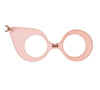 CherryDIDINSKY Reading Glasses or Magnifying Glass. Increase Pendant with Chain. Binocular without Sideburns for Men and Women. Pink +2.0 - MUSA BUTTERFLY