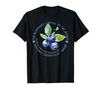 Cherryfield Maine - Blueberry Capital of the World T-Shirt