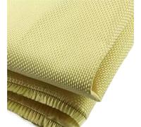 Cherrynight Folding Pack Kevlar Fabric Yellow SYNTHETIC Aramid Fiber Cloth Plain 1100D 200gsm 40"/100cm Width(1m x 1m)