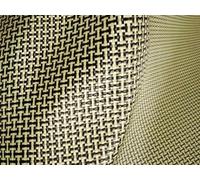Cherrynight Width 100cm Yellow Black Kevlar & Carbon Fiber Mixed Fabric Plain Hybrid Carbon Kevlar Cloth 100D / 3K 200gsm 12"/30cm Or 20" 50cm X100cm(100cm x 50cm a slice)
