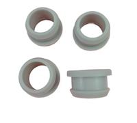Cherrynight XLJP 1/2/5pcs Gray Color Silicone Rubber Snap-on Grommet 4.5mm-50.6mm Hole Plugs End Caps Bung Wire Cable Protect Bush (Size : 20mm(Bore 16mm)-2pcs)