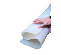 Cherrynight XLJP 1PC Silicone Board Heat-resistant White Silicone Rubber Thickness 1/1.5/2/3/4/5/6/10mm(500 * 500mm*6mm)