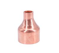 Cherrynight XLJP 1PC TP2 Copper End Feed 32mm 35mm To 12.7/15/16/19/22/25.4/28.6mm Straight Reducing Coupling Plumbing Fitting Scoket Weld Water Gas Oil(32mm To 19mm)