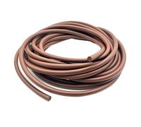 Cherrynight XLJP 2/5/10Meters FKM VITON Rubber Brown Color Strip Dia 2mm~8mm High Temperature And Corrosion Resistance Fluororubber Sealing Solid Round Strip(Dia 3mm x 5meter)