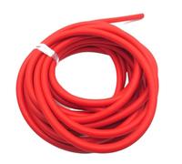 Cherrynight XLJP Diameter 8mm Round Rubber Band High Elastic And Durable Solid Latex Round Elastic Rope Thickened Rubber Band Tension Rope(8MM red 3meters)