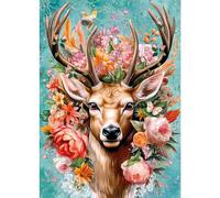Cherrypazzi 1000 el. Kwiatowy jeleń/Flower Deer 30752 [PUZZLE]