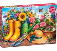 CherryPazzi 1000 Piece Jigsaw Puzzle - Golden Boots, Blooming Roots