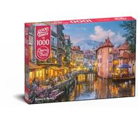 CherryPazzi Puzzle 1000 pièces : Soirée à Annecy