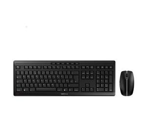 Cherrystreamdesktop Fr Layout Keyboard And Mouse Set Usb Black