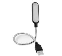 Chersun USB Reading Lamp, Portable White Night Light, USB Powered LED Light, Flexible Gooseneck LED Lamp for Study Travel Camping Reading Late-Night Work