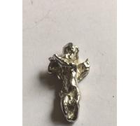 Cherub 1.5x2.5cm TG227 Made from Solid Fine English Pewter Pin Lapel badge POSTED BY US GIFTS FOR ALL 2016 FROM DERBYSHIRE UK
